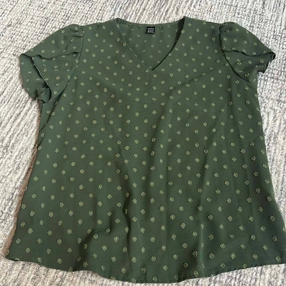 Cap sleeve shirt